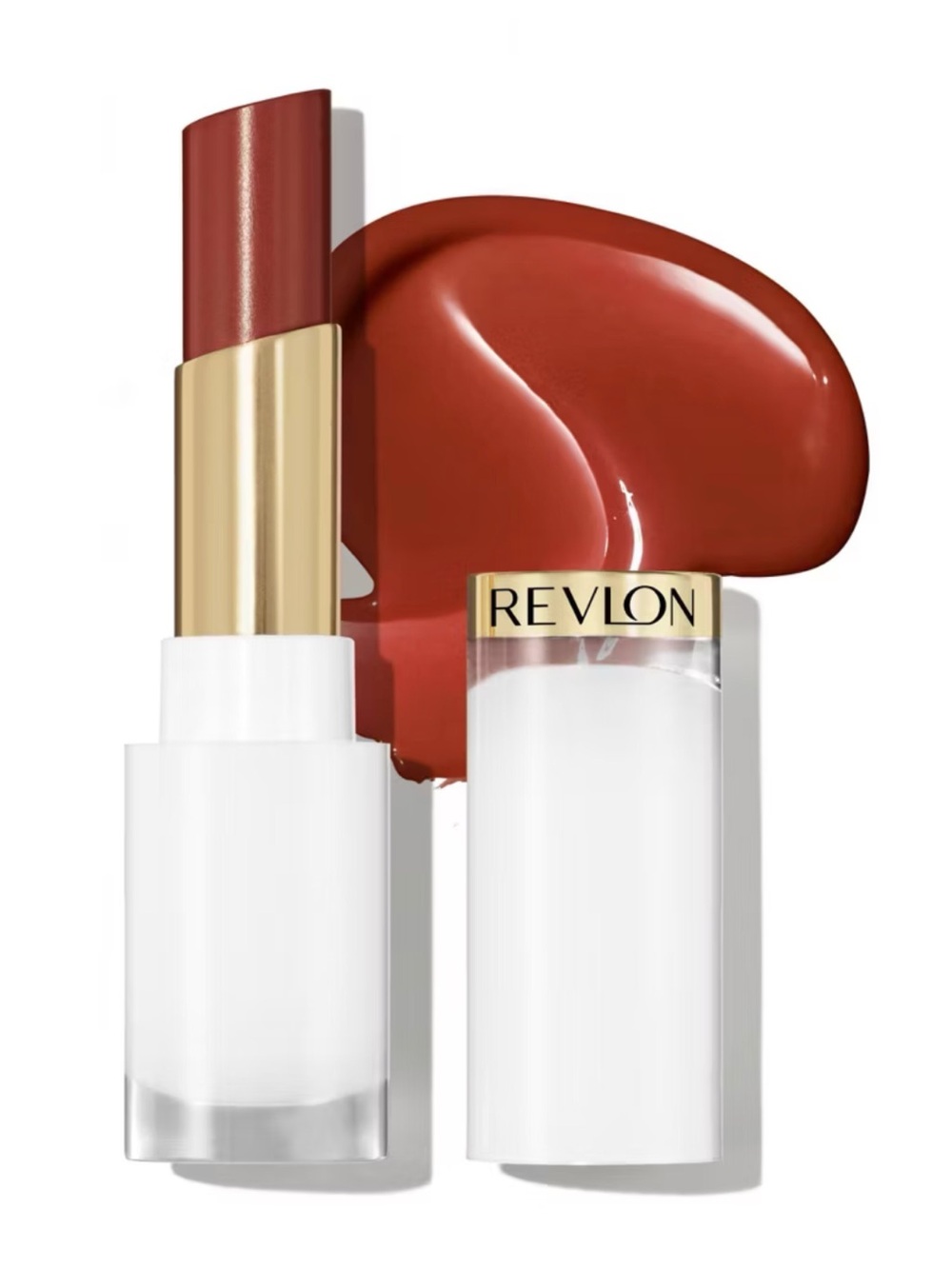 REVLON Super Lustrous Glass Shine Lip Balm in SPICED WINE - 0.11 oz - Brand New